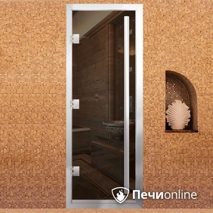 Дверь для бани Arta Премьер 60G Бронза, 2000х900 мм в Шымкенте